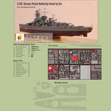 Very Fire 350001 1/350 DKM Graf Spee Detail Up Set (For Trumpeter)