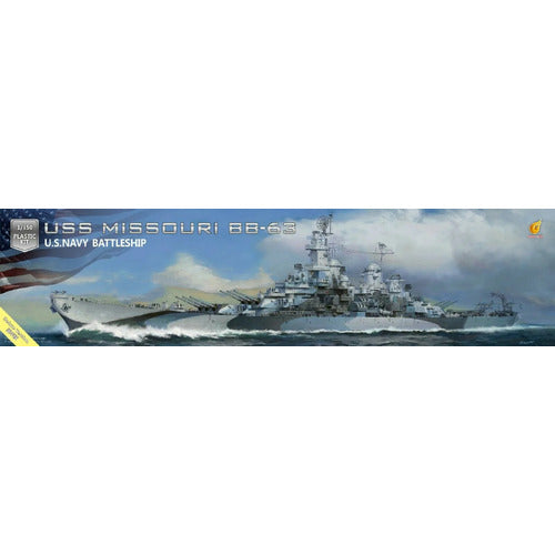 Very Fire 350909DX 1/350 USS Navy Battleship BB-63 Missouri (Deluxe Edition) Plastic Model Kit
