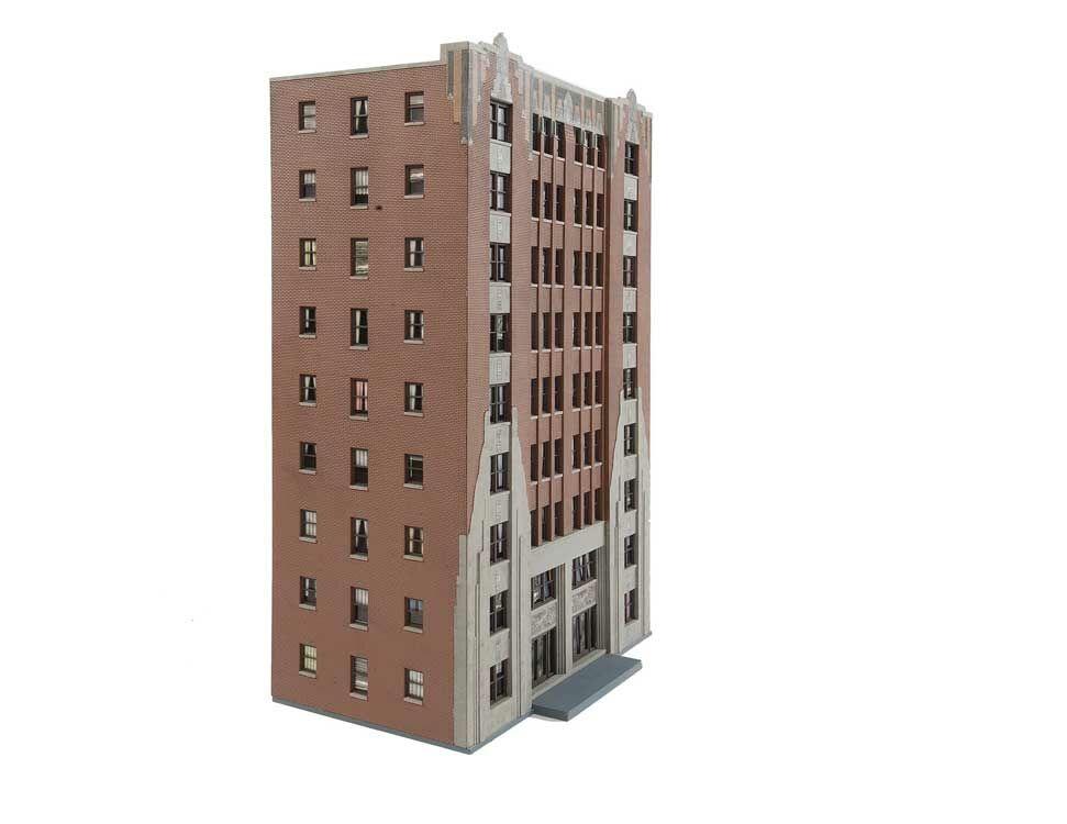 Walthers Cornerstone HO City Apartment Building Walthers TRAINS - HO/OO SCALE