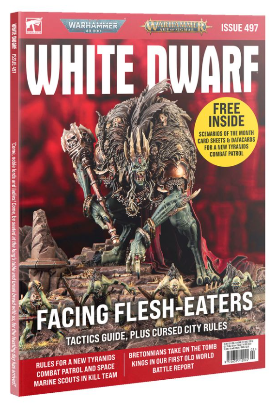 Games Workshop White Dwarf Magazine February 2024 - Hobbytech Toys