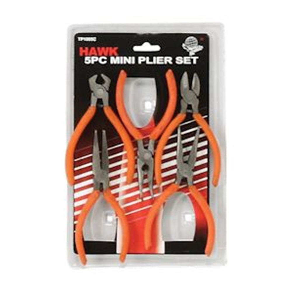 Hawk 5pc Mini Plier Set - Hobbytech Toys