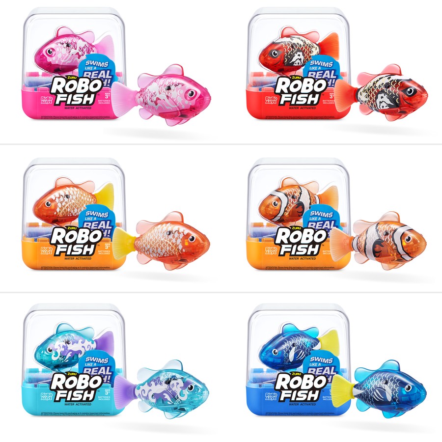 Zuru Robo Fish Series 3 Assorted (1pc) - Hobbytech Toys