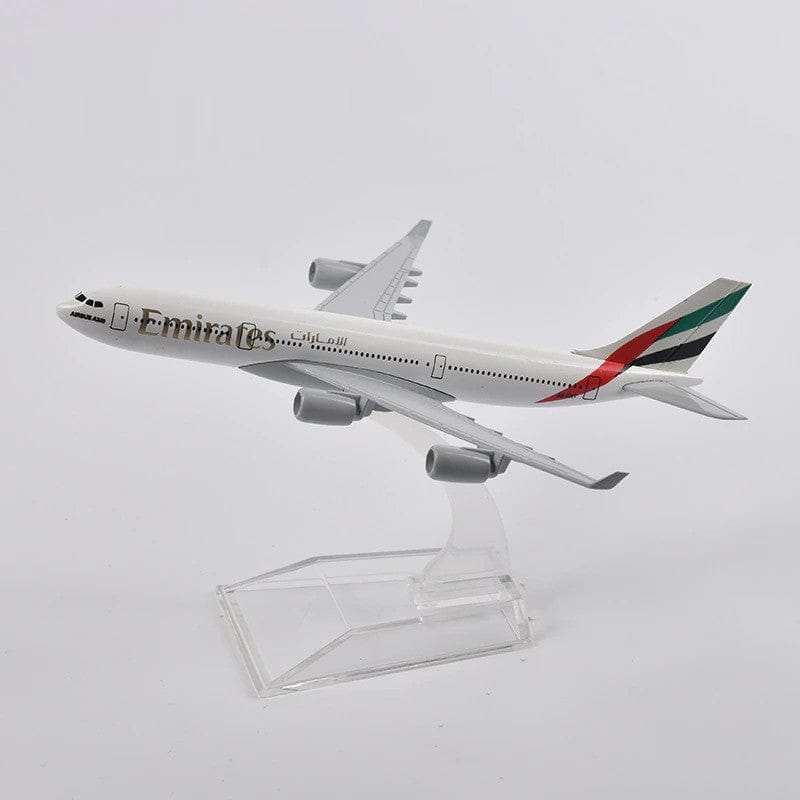 A340 Diecast Model Plane - Emirates (16cm)