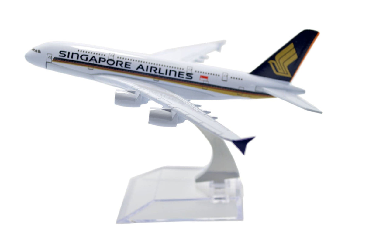 A380 Diecast Model Plane - Singapore Airlines (16cm)