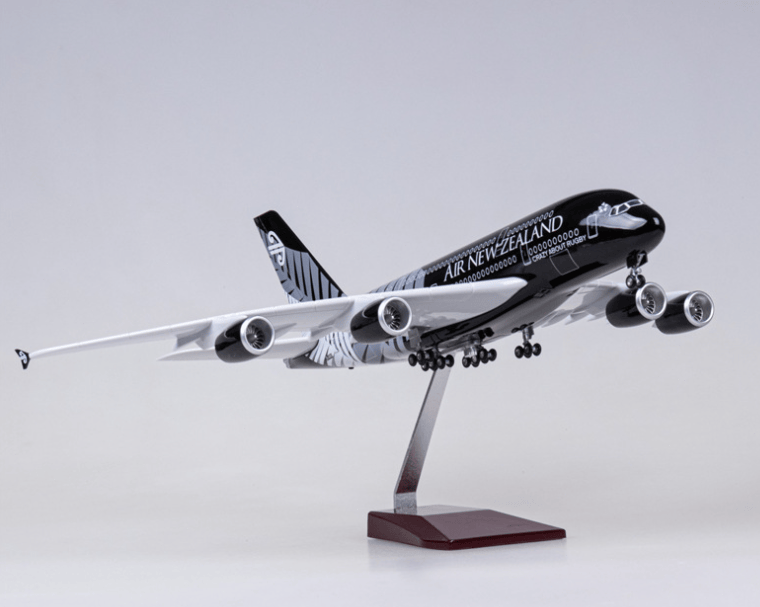 A380 Resin Model Plane - Air New Zealand (46cm)
