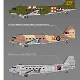 Academy 1/144 USAAF C - 47 Skytrain Plastic Model Kit - Hobbytech Toys