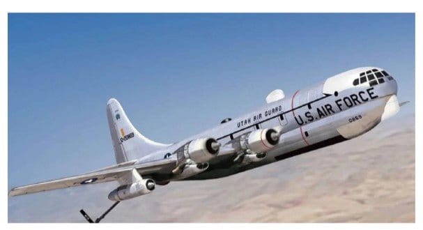 Academy 1/144 USAF KC - 97L Stratofreighter Plastic Model Kit - Hobbytech Toys