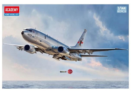 Academy 1/144 USN P - 8A Poseidon w/Australian RAAF Markings Plastic Model Kit - Hobbytech Toys