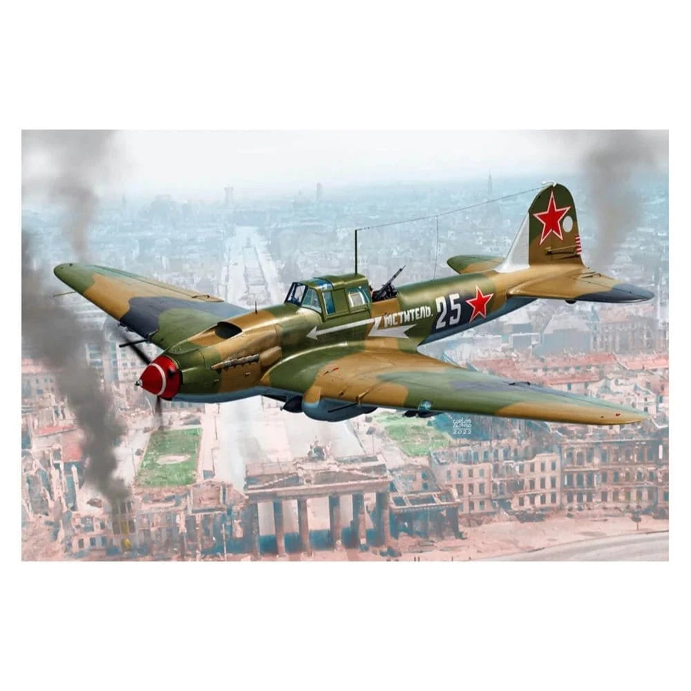 Academy 1/48 IL - 2m3 Berlin 1945 Plastic Model Kit - Hobbytech Toys
