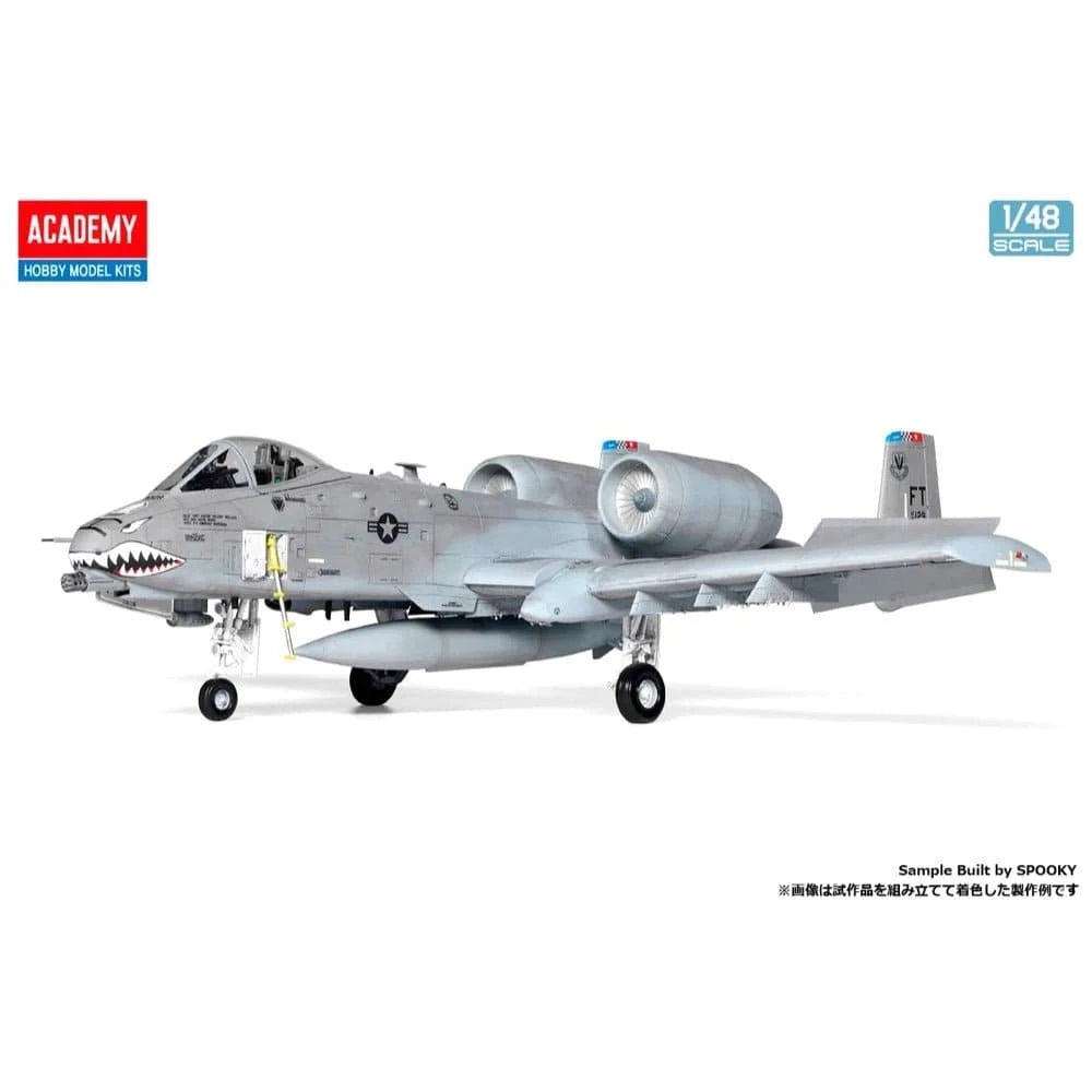 Academy 1/48 USAF A - 10C 75th FS Flying Tigers Plastic Model Kit [12348] - Hobbytech Toys