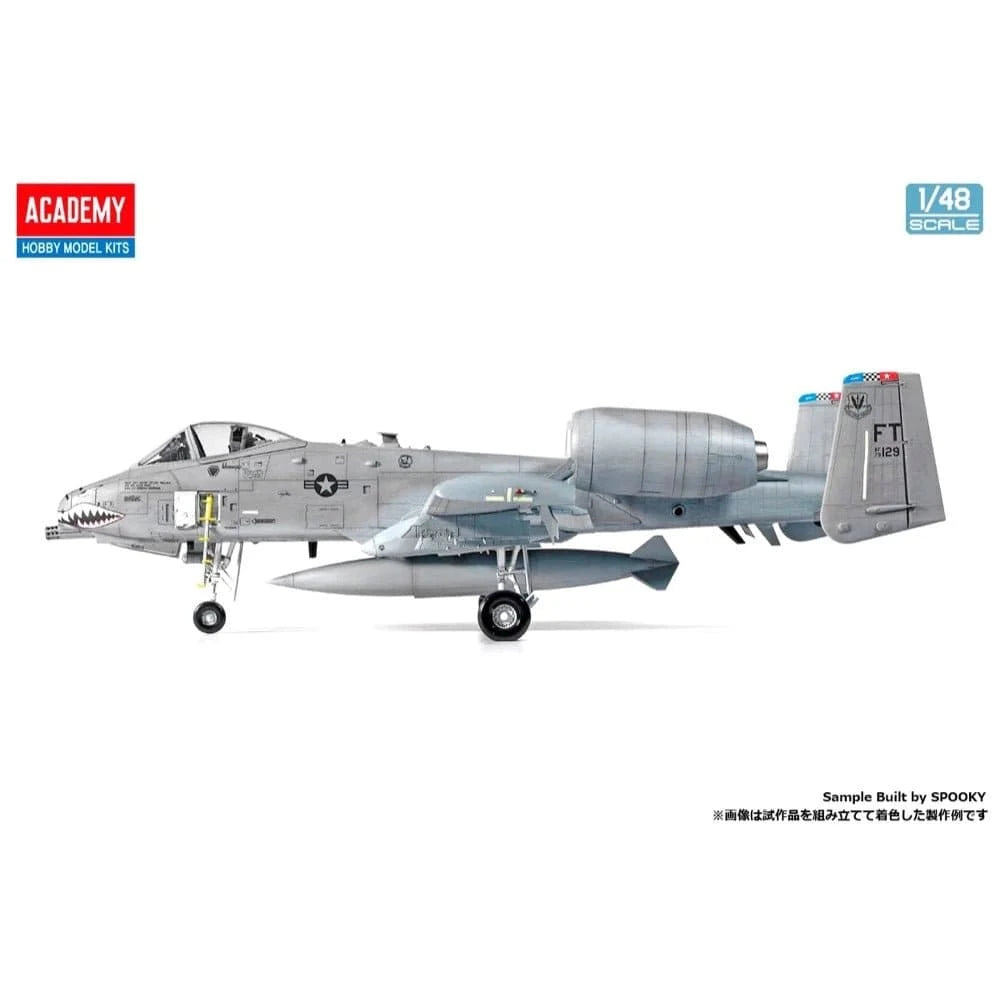 Academy 1/48 USAF A - 10C 75th FS Flying Tigers Plastic Model Kit [12348] - Hobbytech Toys