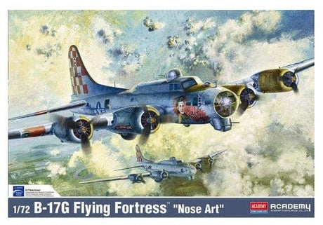 Academy 1/72 B - 17G "NOSE ART" Plastic Model Kit - Hobbytech Toys