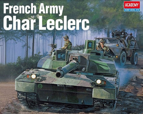 Academy 1/72 French Army Char Leclerc Plastic Model Kit - Hobbytech Toys