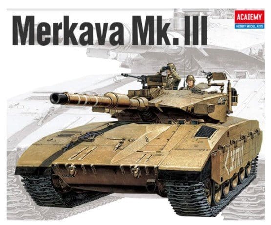 Academy 1/72 Merkava Mk. III Plastic Model Kit - Hobbytech Toys