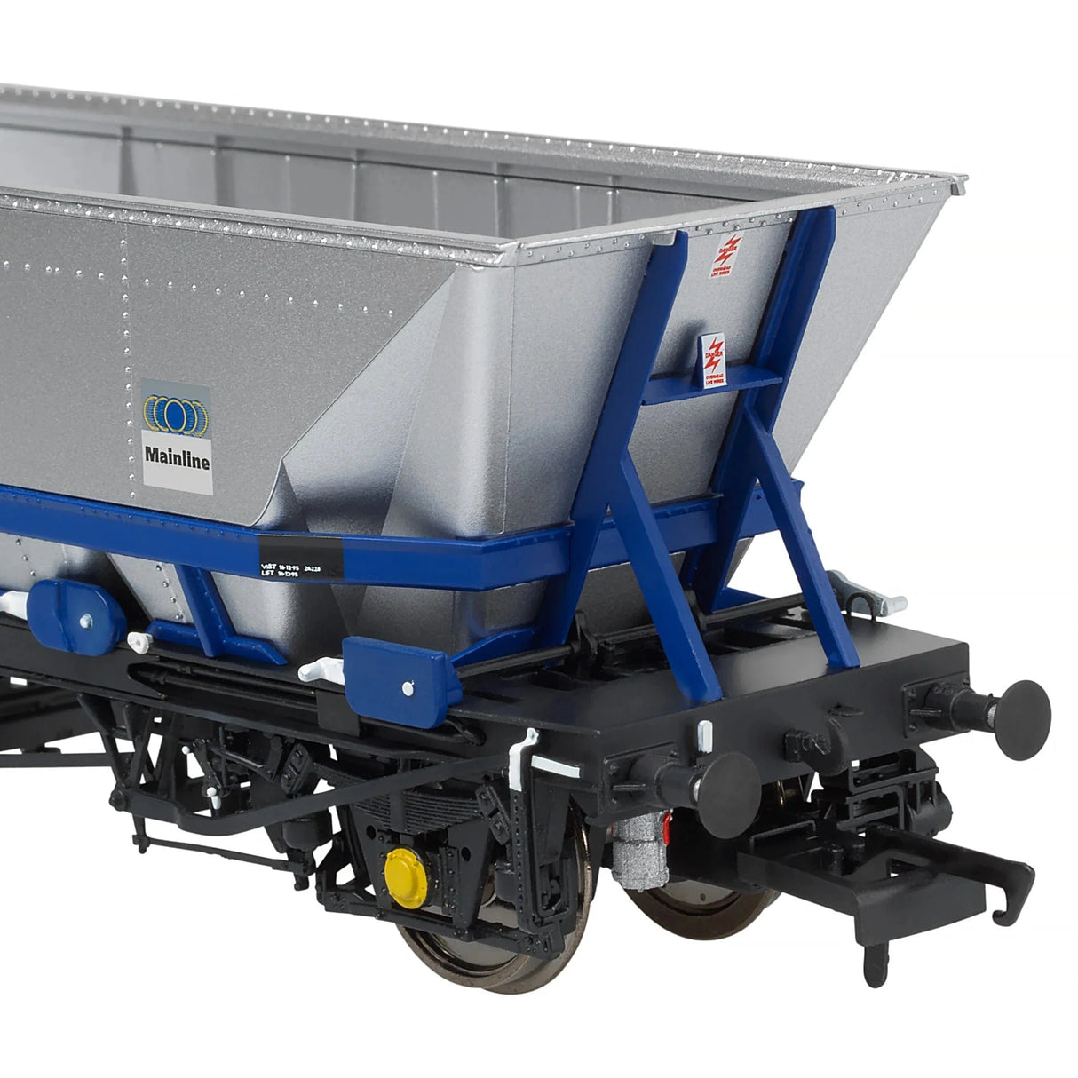 Accurascale ACC2580HMA - MB1 OO HMA MGR Coal Hopper with Mainline Blue Cradle (3pcs Per Pack) - Hobbytech Toys