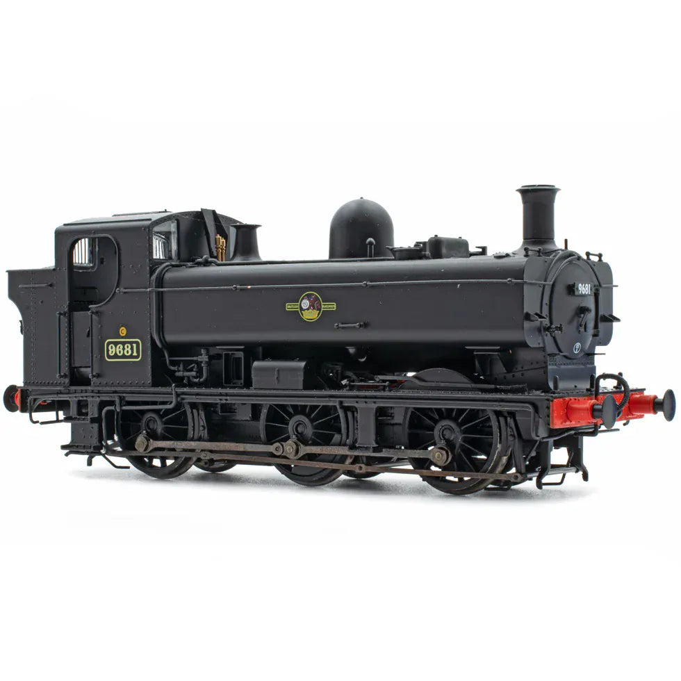Accurascale OO Scale 57xx Pannier Tank 8750 Class - 9681 - Late Crest Black - DC Loco