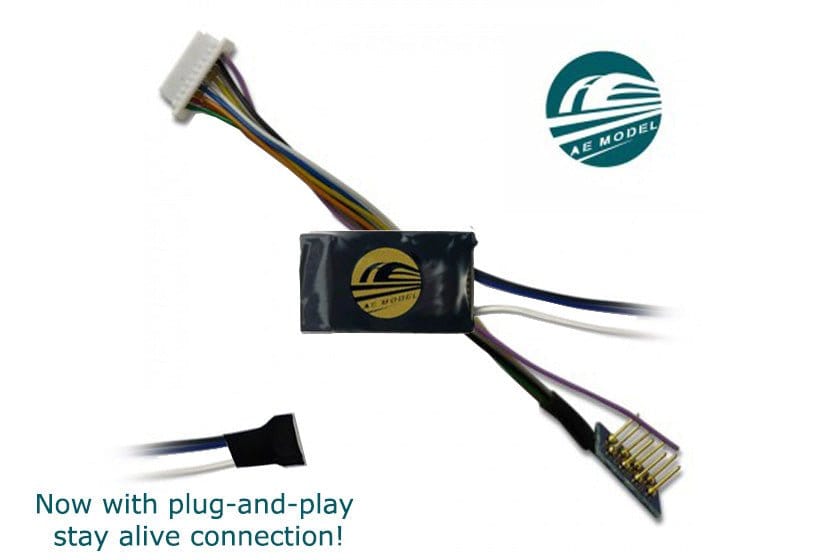 AE Model 8 - Pin Harness 4 Function Mini Decoder [AED - 8PD.4] - Hobbytech Toys