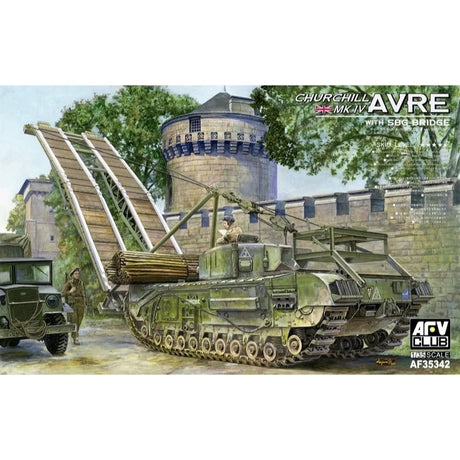AFV Club 1/35 Churchill MK.IV AVRE with SBG bridge [35342] - Hobbytech Toys