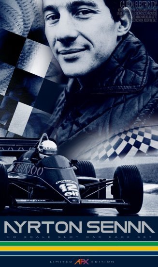 AFX Ayrton Senna Tribute Limited Edition Slot Car Set [22112] - Hobbytech Toys
