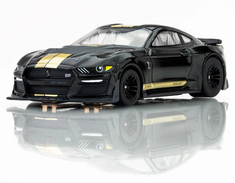 AFX Shelby Mustang GT500H Black & Gold Slot Car [22082] - Hobbytech Toys