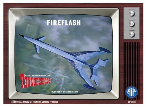 AIP 1/350 Fireflash - Thunderbirds Plastic Model Kit - Hobbytech Toys