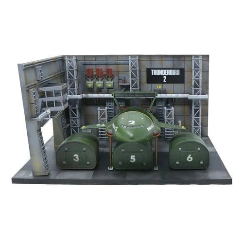 AIP 1/350 Thunderbird 2 Launch Bay Plastic Model Kit - Hobbytech Toys