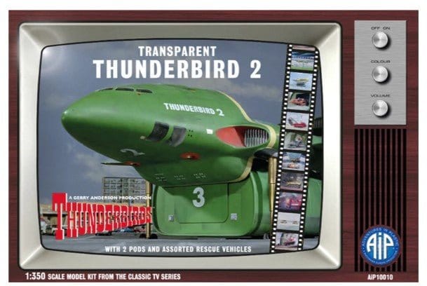 AIP 1/350 Transparent Thunderbird 2 Plastic Model Kit - Hobbytech Toys