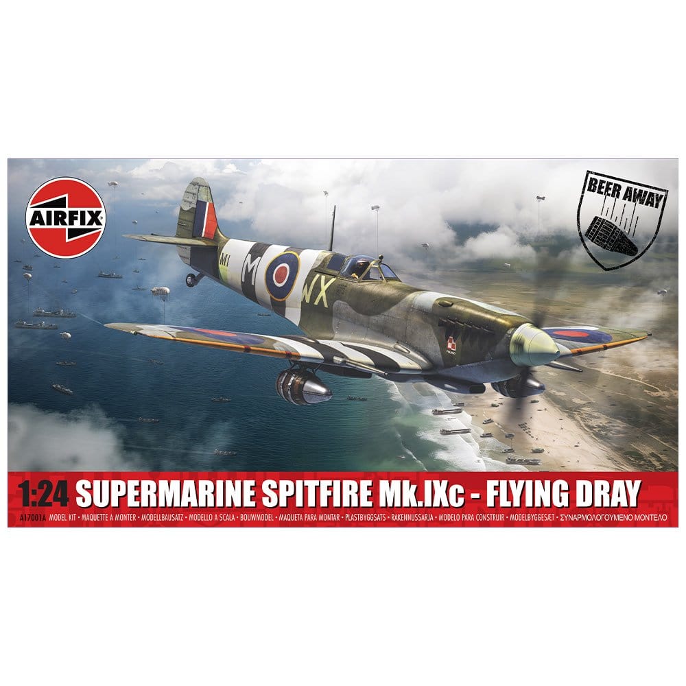 Airfix 1/24 Supermarine Spitfire Mk.IXc – Flying Dray Plastic Model Kit [A17001A]