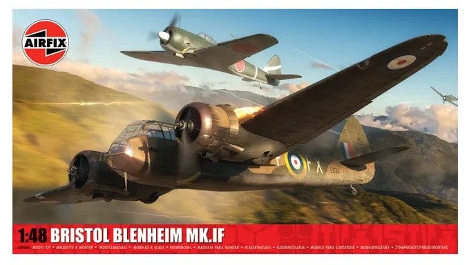 Airfix 1/48 Bristol Blenheim Mk.IF Plastic Model Kit [A09186A]