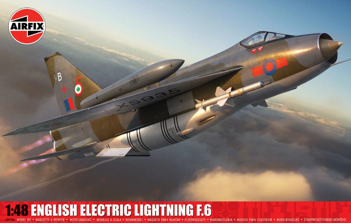 Airfix 1/48 English Electric Lightning F.6 Plastic Model Kit [A09178A]
