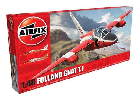 Airfix 1/48 Folland Gnat T.1 Plastic Model Kit [A05123] - Hobbytech Toys