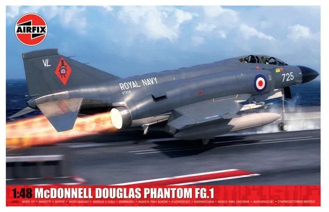 Airfix 1/48 Mcdonnell Douglas Phantom FG.1  Plastic Model Kit [A12015]
