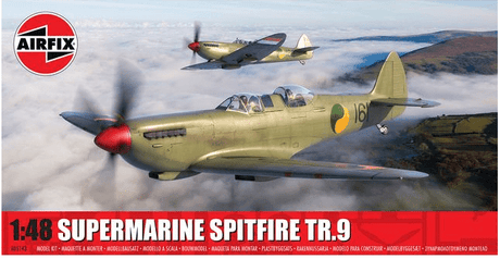 Airfix 1/48 Supermarine Spitfire Tr.9 Plastic Model Kit [A05143] - Hobbytech Toys