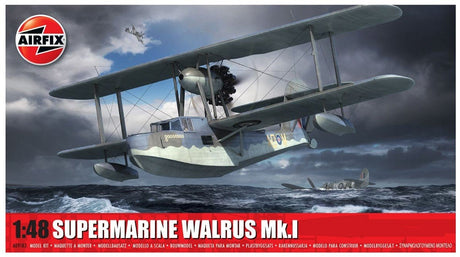 Airfix 1/48 Supermarine Walrus Mk.I - Australian Decals Included Plastic Model Kit [A09183] - Hobbytech Toys