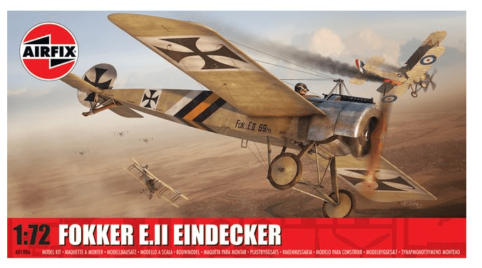Airfix 1/72 Fokker E.II Eindecker Plastic Model Kit [A01086] - Hobbytech Toys