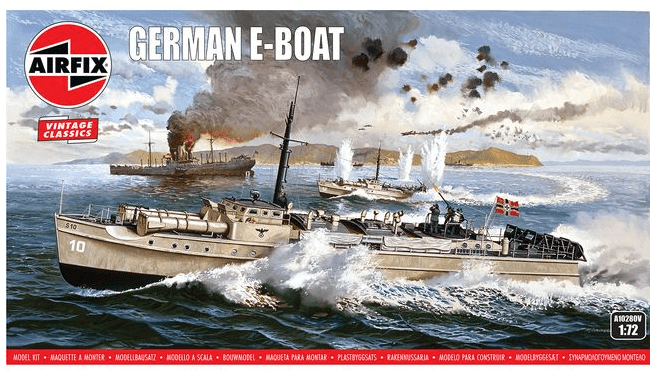 Airfix 1/72 German E - Boat Plastic Model Kit [A10280V] - Hobbytech Toys