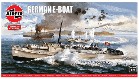Airfix 1/72 German E - Boat Plastic Model Kit [A10280V] - Hobbytech Toys