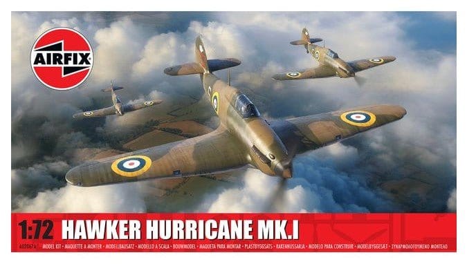 Airfix 1/72 Hawker Hurricane Mk.I Plastic Model Kit [A02067A] - Hobbytech Toys