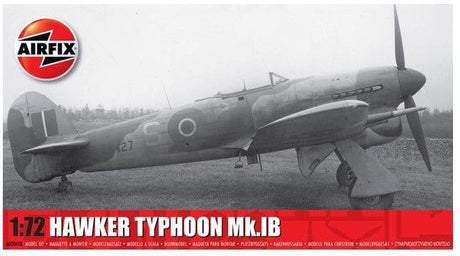 Airfix 1/72 Hawker Typhoon Mk.IB Plastic Model Kit [A02041B] - Hobbytech Toys