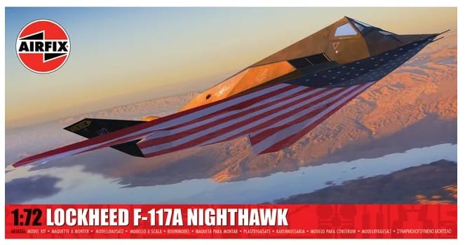 Airfix 1/72 Lockheed F-117A Nighthawk Plastic Model Kit [A05033A]