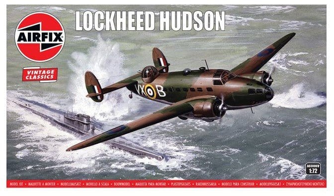 Airfix 1/72 Lockheed Hudson Plastic Model Kit [A03006V] - Hobbytech Toys