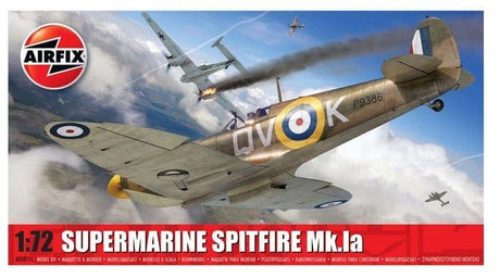 Airfix 1/72 Supermarine Spitfire Mk.Ia Plastic Model Kit [A01071C] - Hobbytech Toys