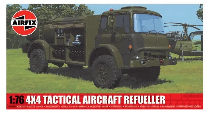 Airfix 1/76 4X4 Tactical Aircraft Refueller Plastic Model Kit [A02329A]
