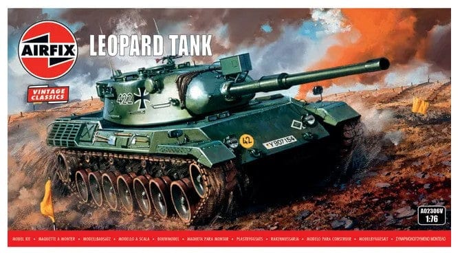 Airfix 1/76 Leopard Tank Plastic Model Kit [A02306V]