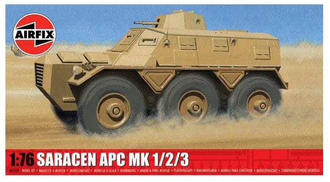 Airfix 1/76 Saracen Apc Mk 1/2/3 Plastic Model Kit [A02328]