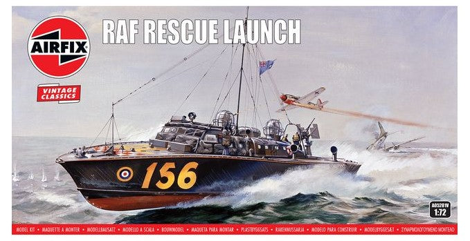 Airfix 1/72 RAF Rescue Launch Plastic Model Kit [A05281V]