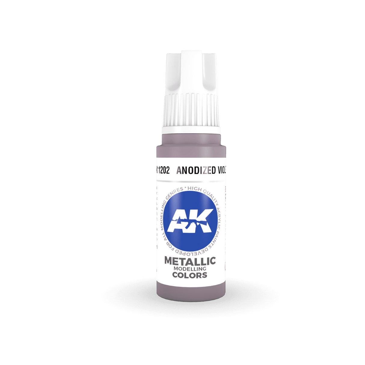 AK Interactive Anodized Violet Metallic Acrylic Paint 17ml 3rd Generation [AK11202]