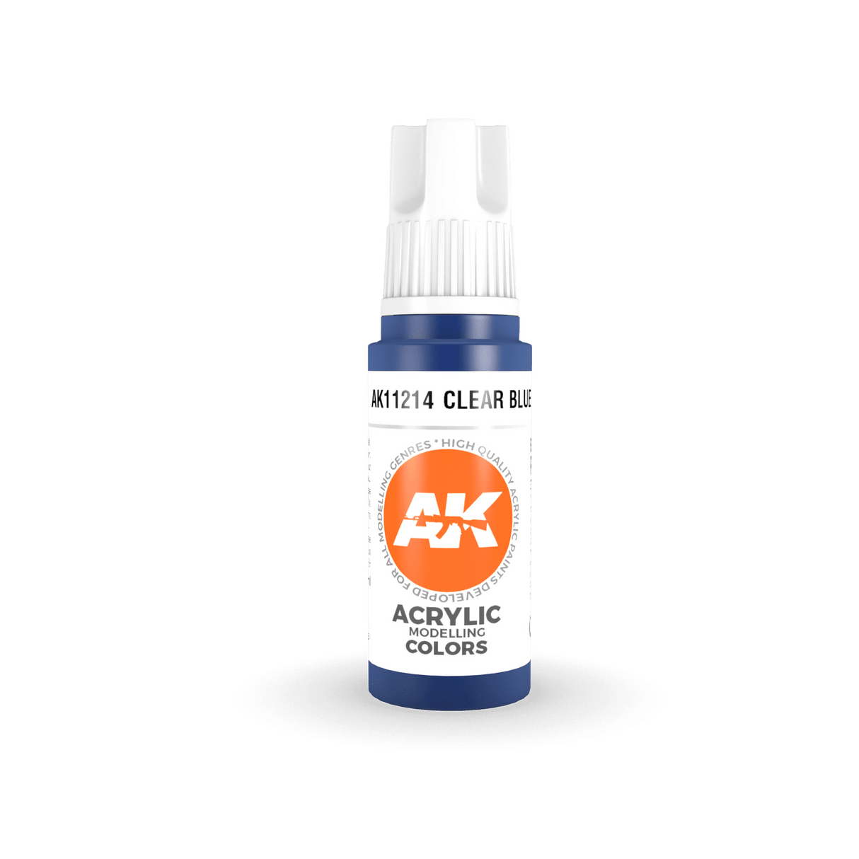 AK Interactive Clear Blue Acrylic Paint 17ml 3rd Generation [AK11214]