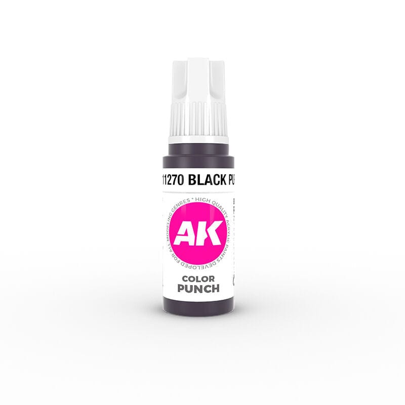 AK Interactive Colour Punch: Black Purple 17 ml Acrylic Paint 3rd Generation [AK11270]