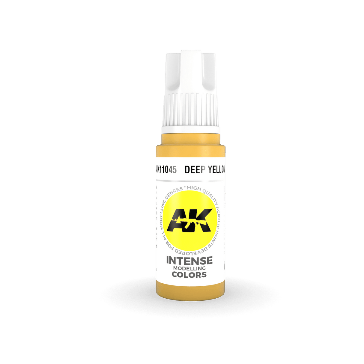 AK Interactive Deep Yellow Intense Acrylic Paint 17ml 3rd Generation [AK11045]